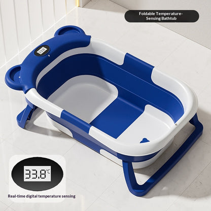 Collapsible Pet Bathtub with Digital Thermometer