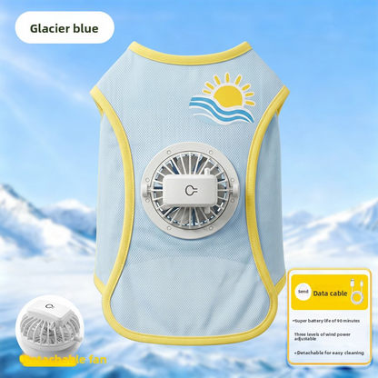 Dog Cooling Fan Vest