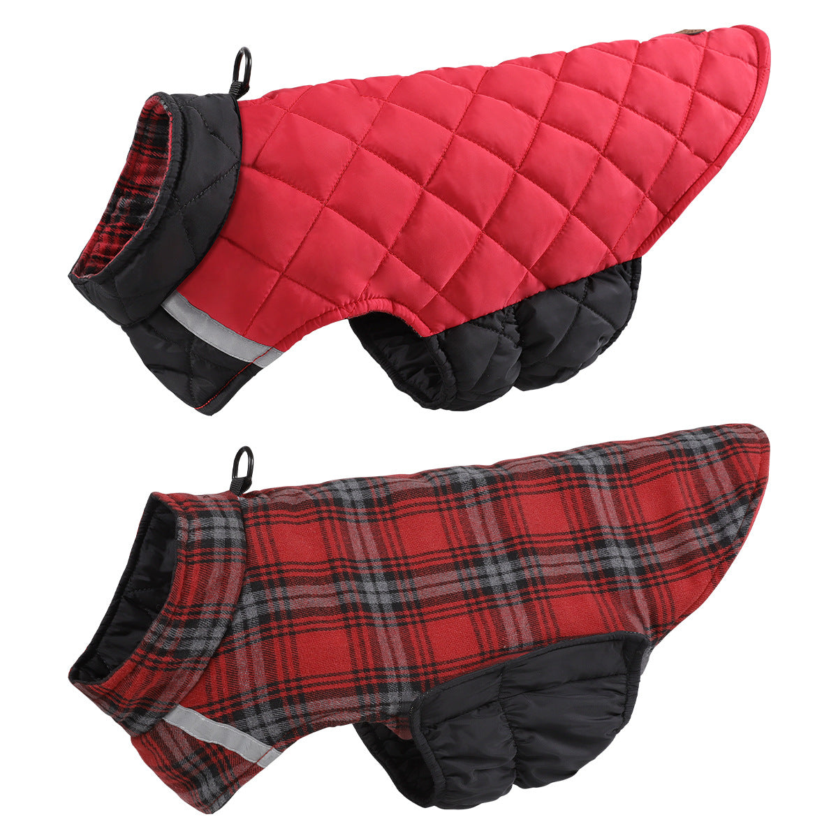 Reversible Quilted Dog Winter Coat