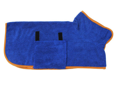 Quick-Dry Microfiber Dog Bathrobe