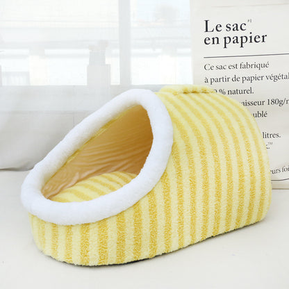 Warm Cave Dog Bed