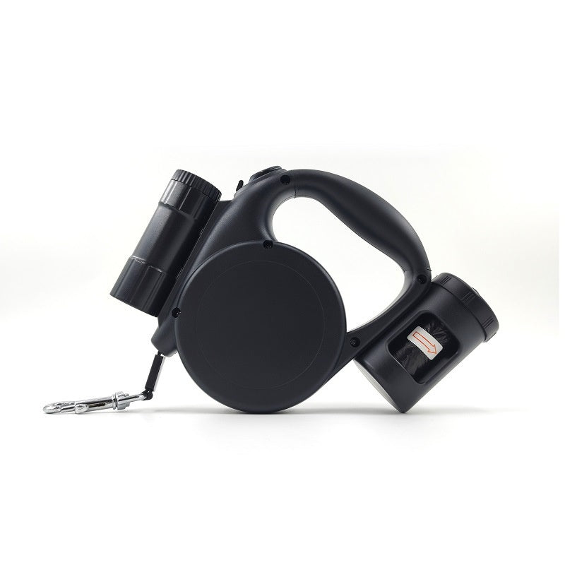 3-in-1 Retractable Dog Leash with Flashlight