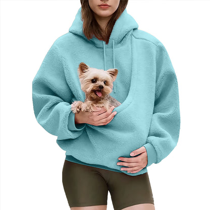 Sherpa Pet Carrier Hoodie
