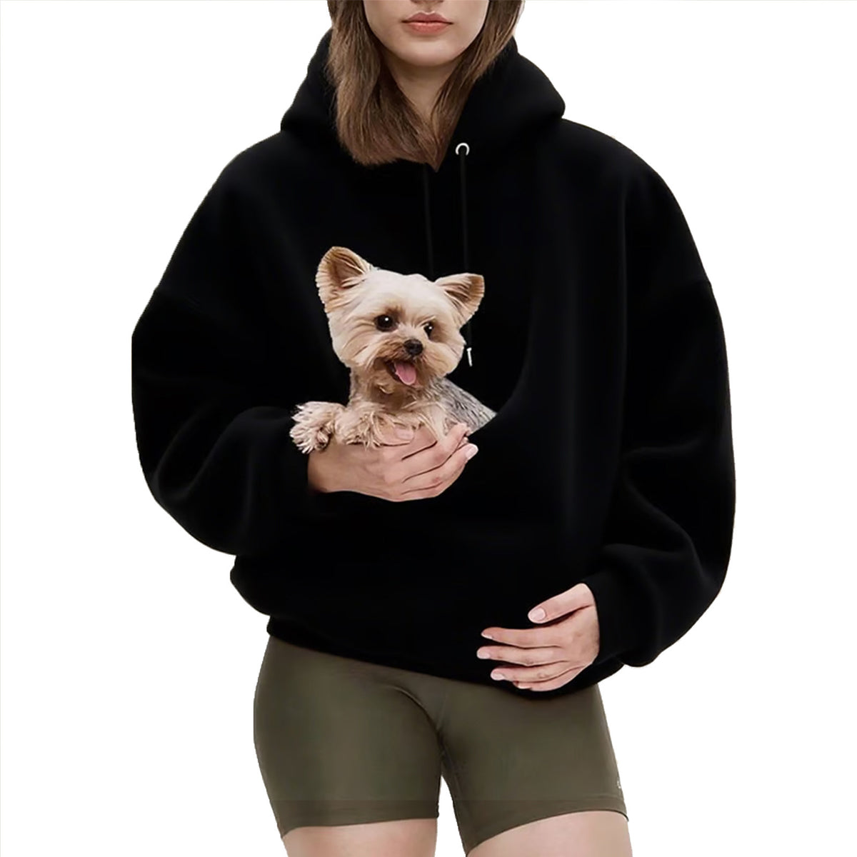 Sherpa Pet Carrier Hoodie
