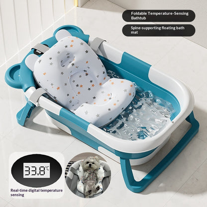 Collapsible Pet Bathtub with Digital Thermometer