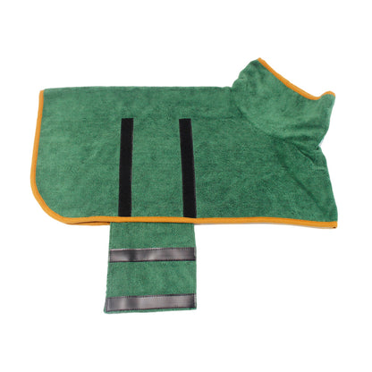 Quick-Dry Microfiber Dog Bathrobe