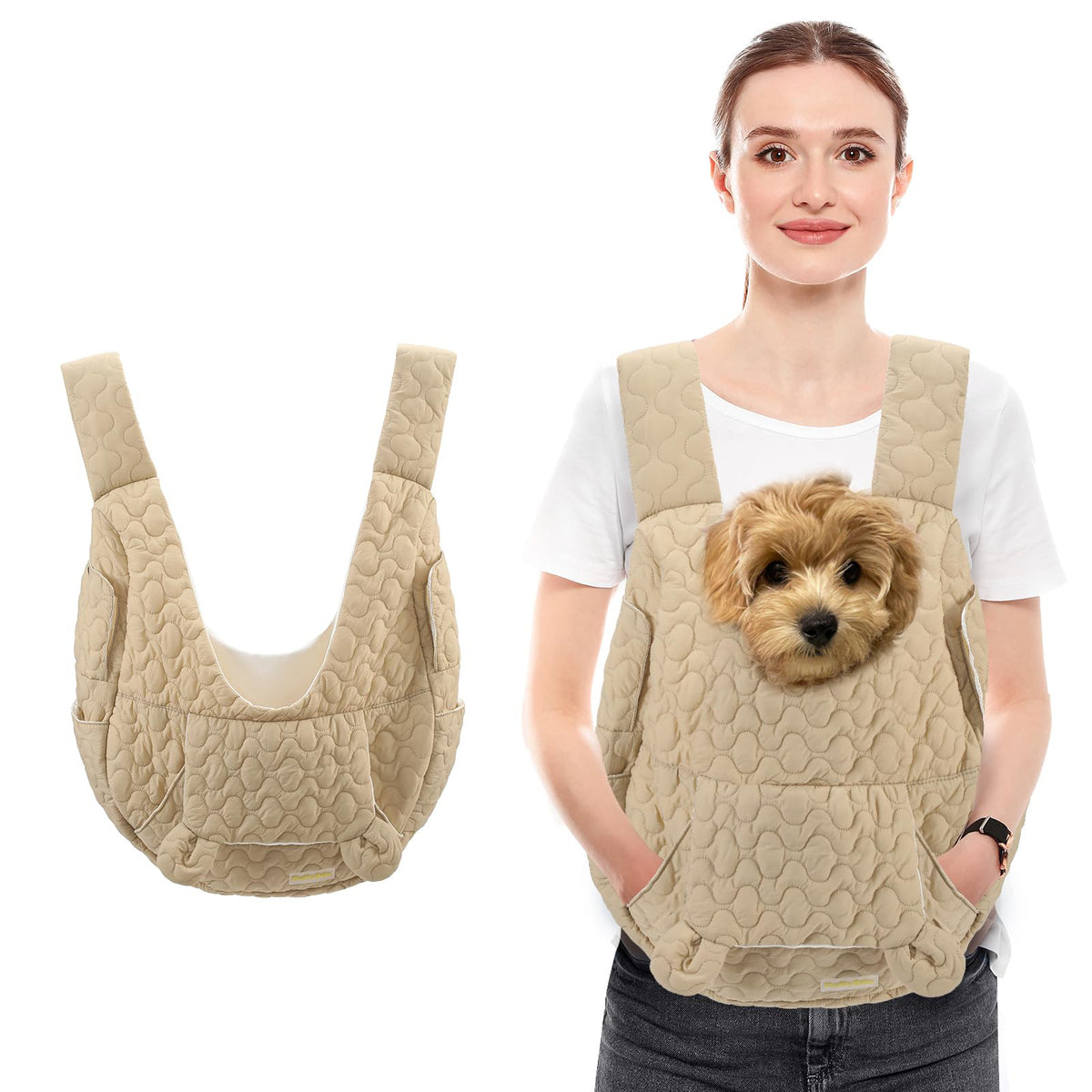 Hands-Free Front Pet Carrier Backpack