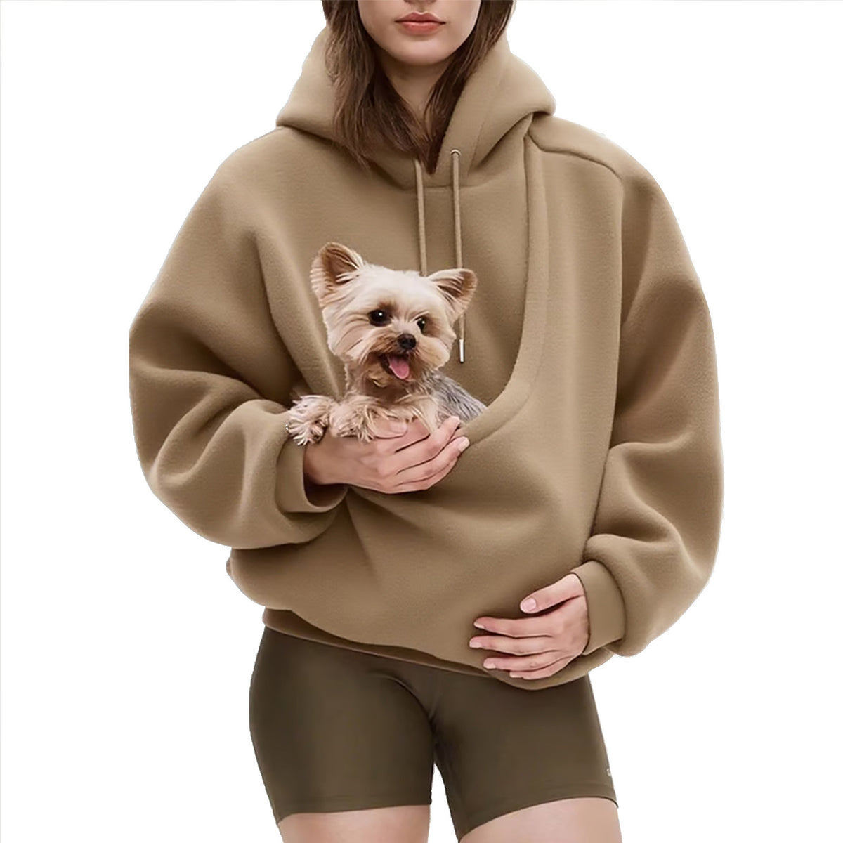 Sherpa Pet Carrier Hoodie