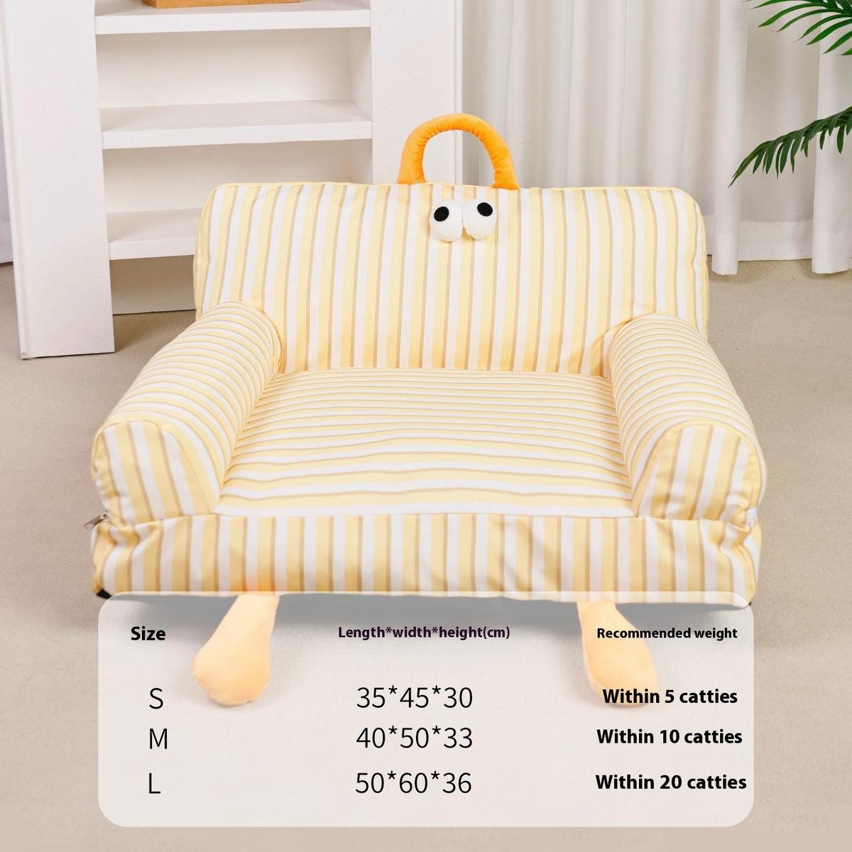 Cozy Pet Sofa Bed for Cats & Small Dogs