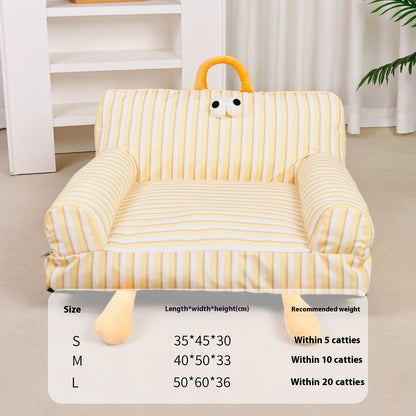 Cozy Pet Sofa Bed for Cats & Small Dogs
