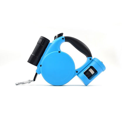 3-in-1 Retractable Dog Leash with Flashlight