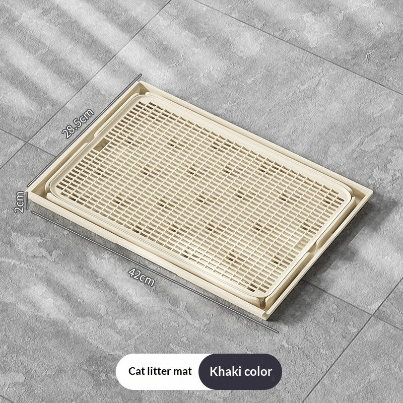 Double-Layer Cat Litter Mat