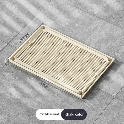 Double-Layer Cat Litter Mat