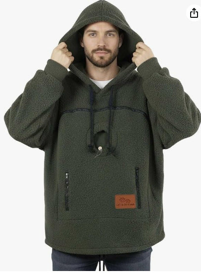 Pet Carrier Hoodie with Front Pouch