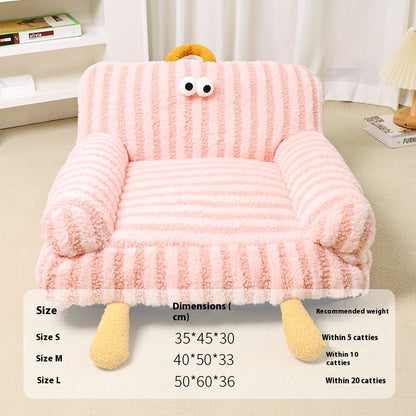 Cozy Pet Sofa Bed for Cats & Small Dogs