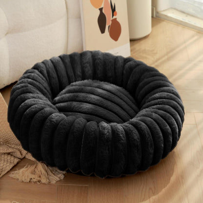 Plush Donut Dog & Cat Bed