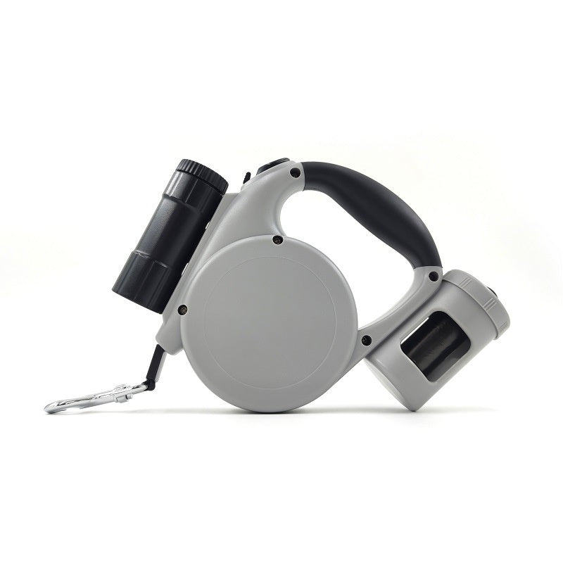 3-in-1 Retractable Dog Leash with Flashlight