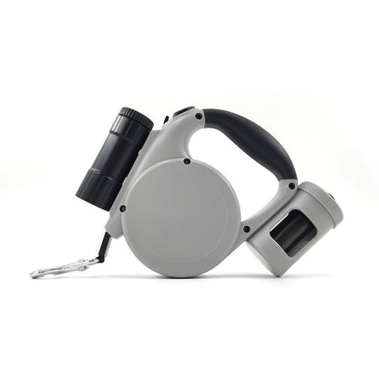 3-in-1 Retractable Dog Leash with Flashlight