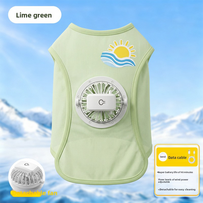 Dog Cooling Fan Vest