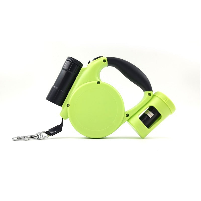 3-in-1 Retractable Dog Leash with Flashlight