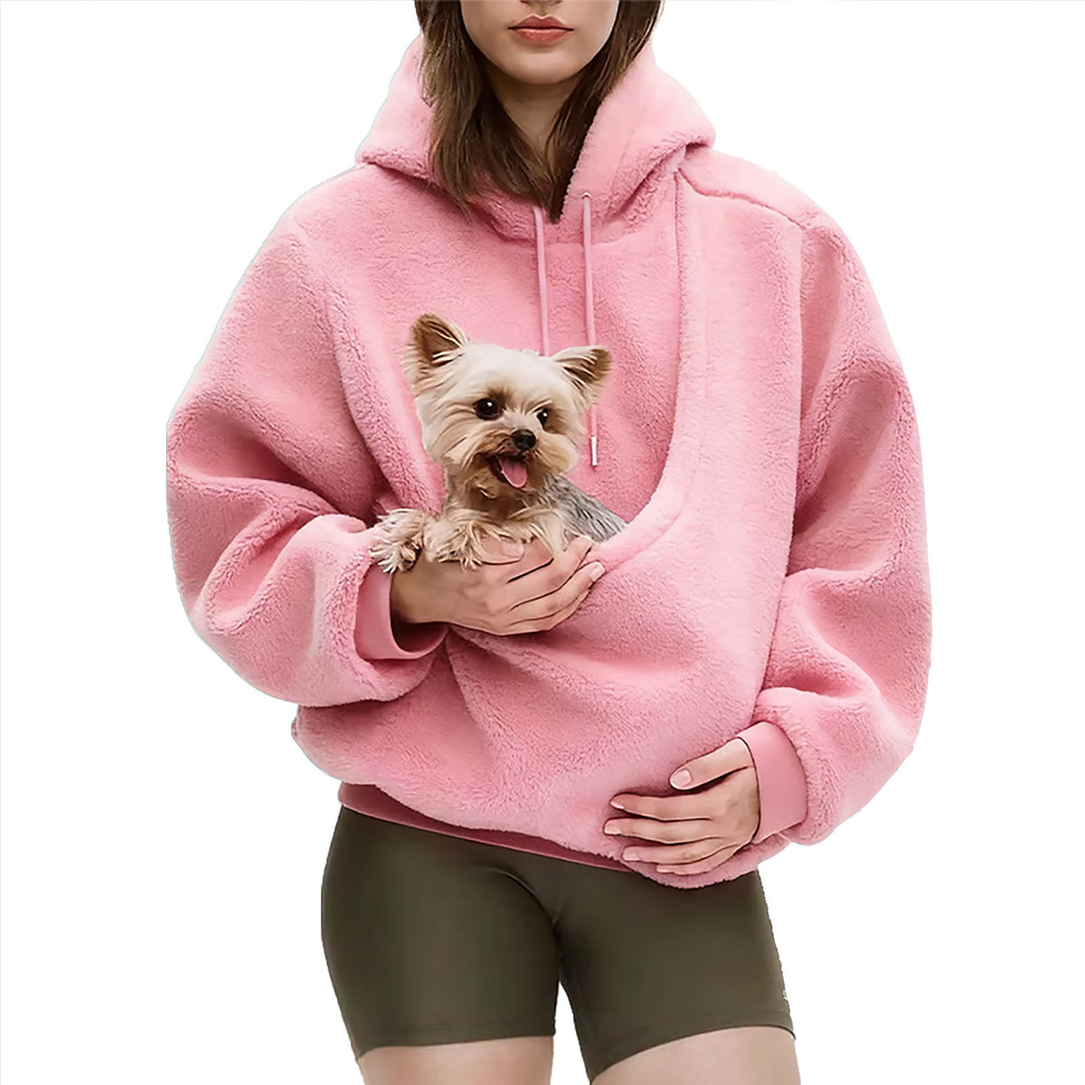 Sherpa Pet Carrier Hoodie