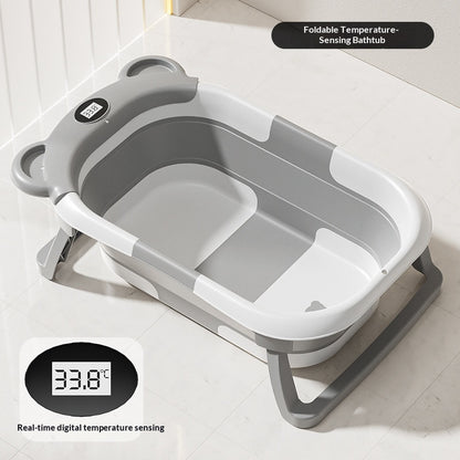 Collapsible Pet Bathtub with Digital Thermometer