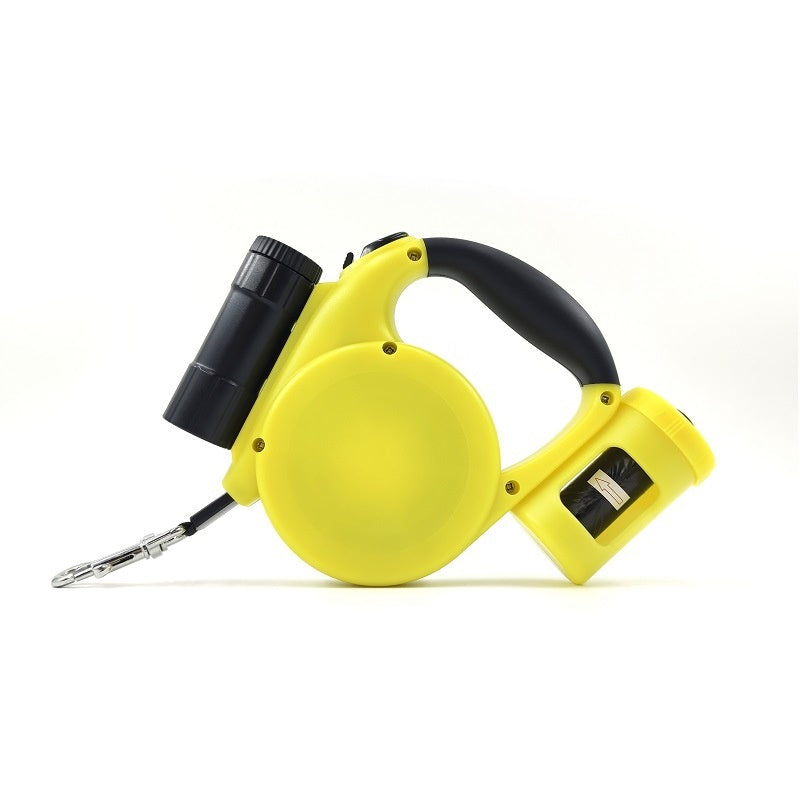 3-in-1 Retractable Dog Leash with Flashlight