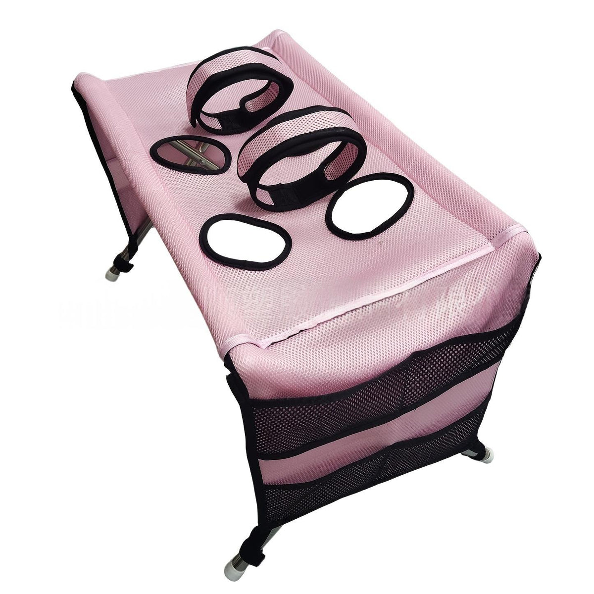Foldable Pet Grooming Table with Leg Openings