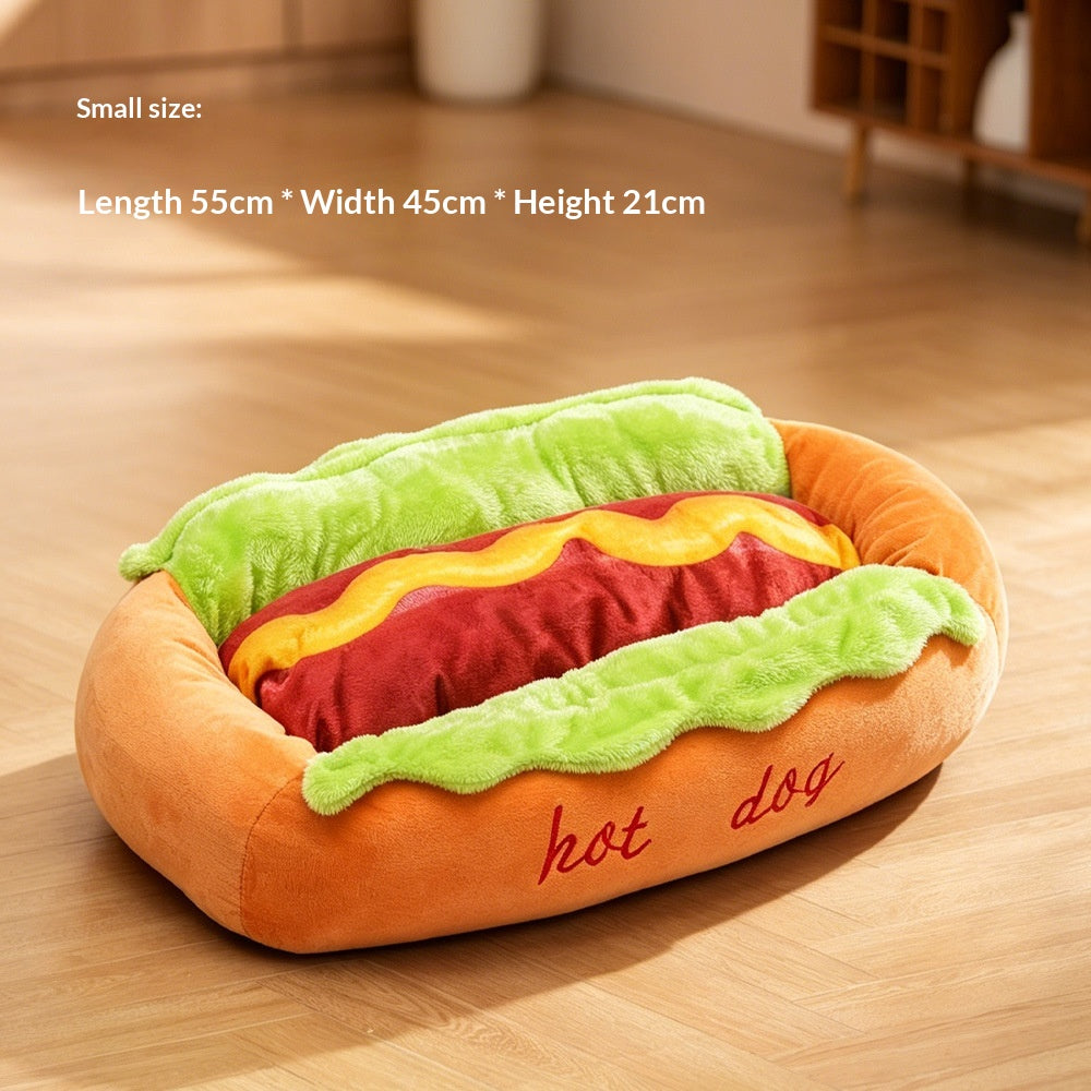 Hot Dog Pet Bed