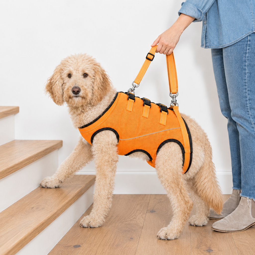 Full-Body Dog Lift Harness with Handles