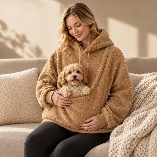 Sherpa Pet Carrier Hoodie