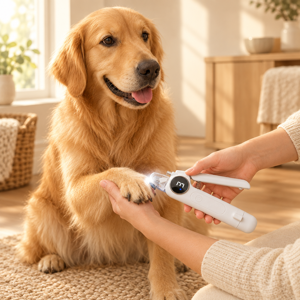2-in-1 Dog & Cat Nail Clipper and Grinder with LED Light