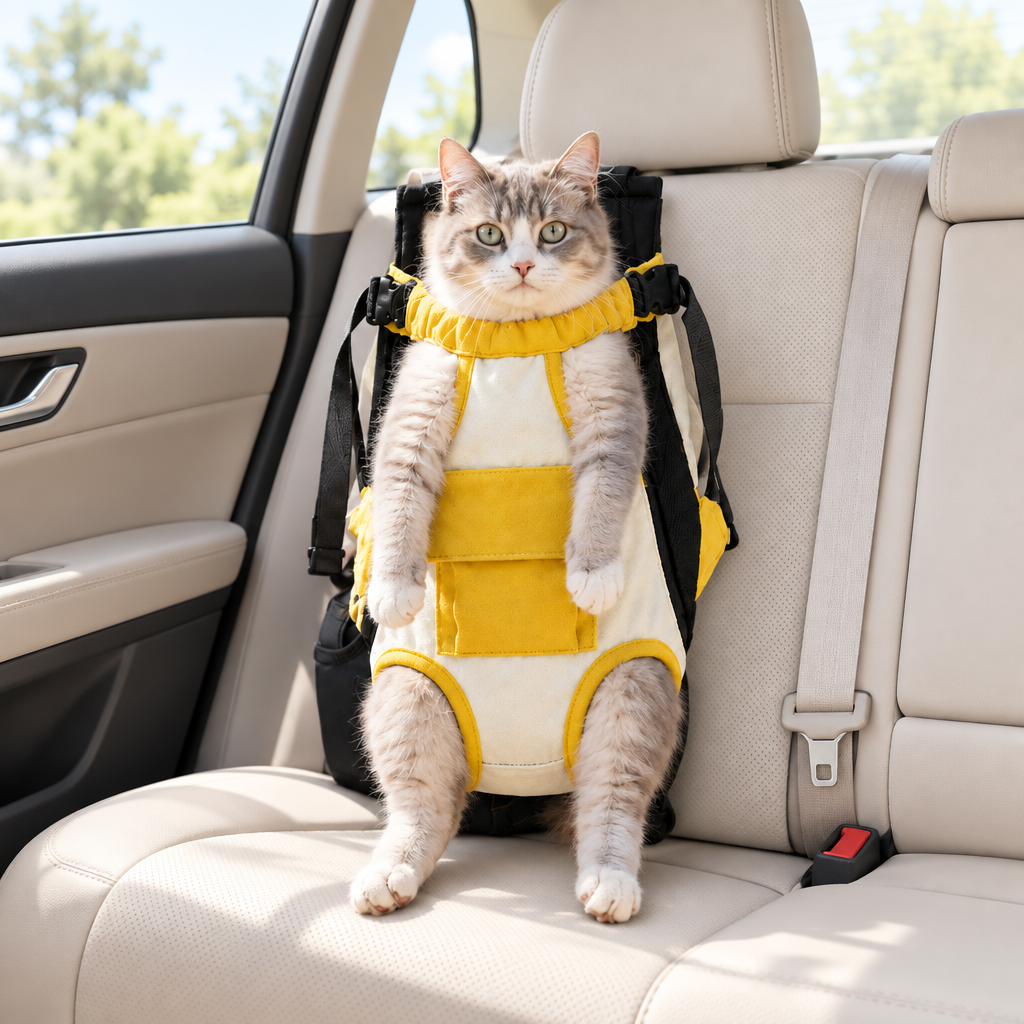 Front-Facing Pet Carrier Backpack for Cats & Small Dogs