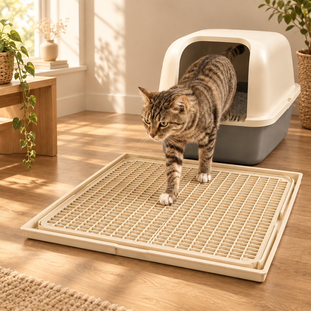 Double-Layer Cat Litter Mat