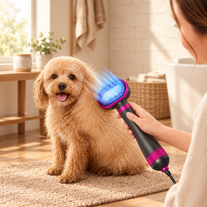 4-in-1 Pet Dryer Brush