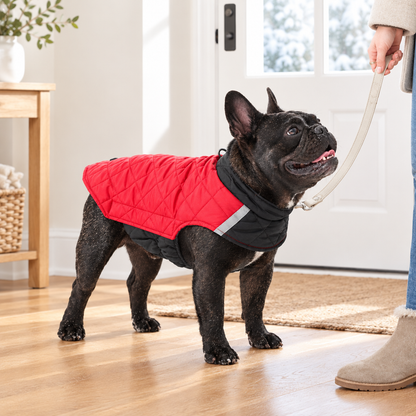 Reversible Quilted Dog Winter Coat