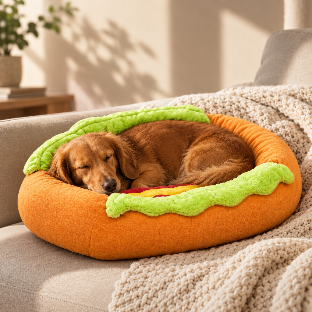 Hot Dog Pet Bed