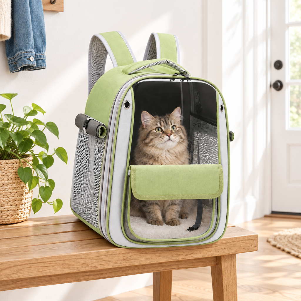 Clear Bubble Cat Backpack Carrier
