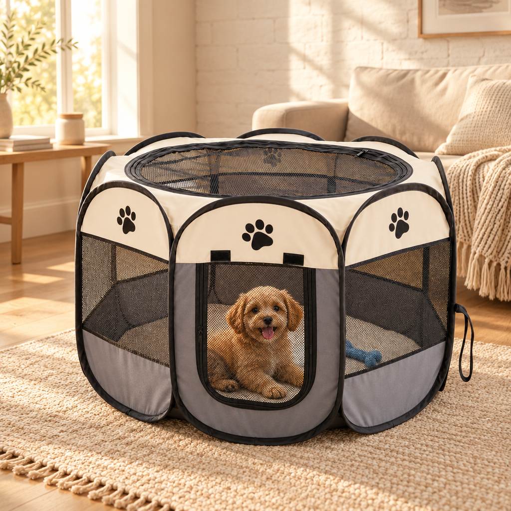 Portable Foldable Pet Playpen