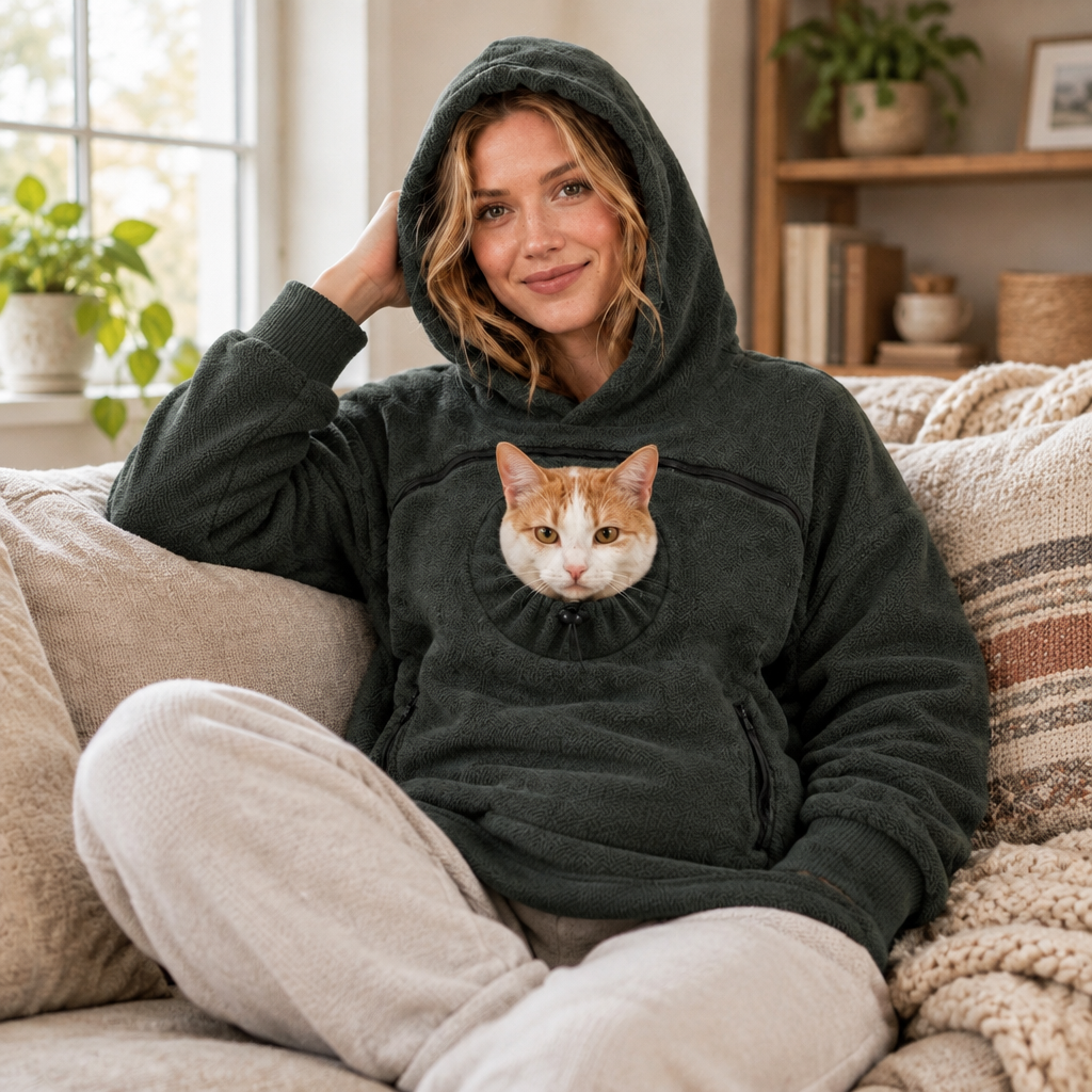 Tailwise Pet Carrier Hoodie with Front Pouch