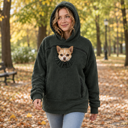 Tailwise Pet Carrier Hoodie with Front Pouch