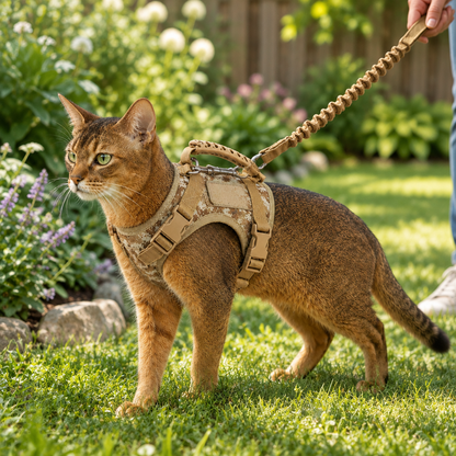 Tailwise Tactical Cat Harness & Leash Set