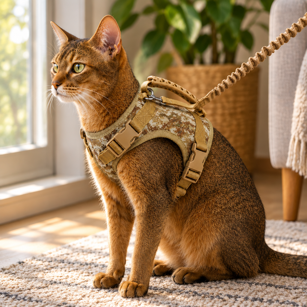 Tailwise Tactical Cat Harness & Leash Set