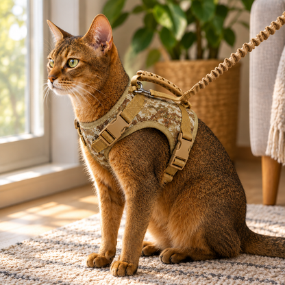 Tailwise Tactical Cat Harness & Leash Set