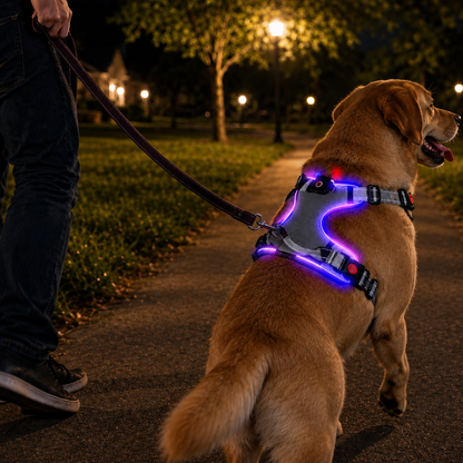 Tailwise Rechargeable LED Dog Harness