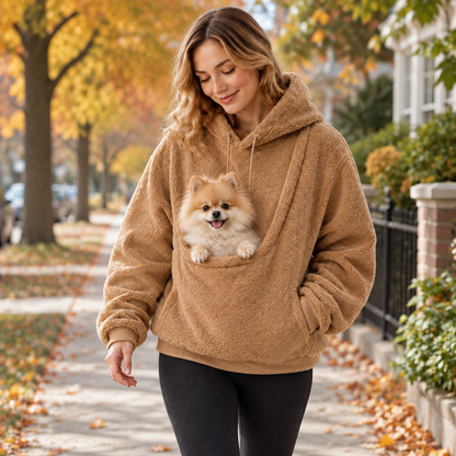 Tailwise Sherpa Pet Carrier Hoodie