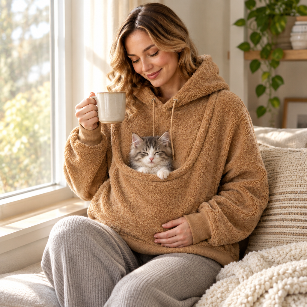 Tailwise Sherpa Pet Carrier Hoodie
