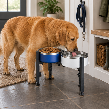 Tailwise Adjustable Raised Dog Bowl Stand