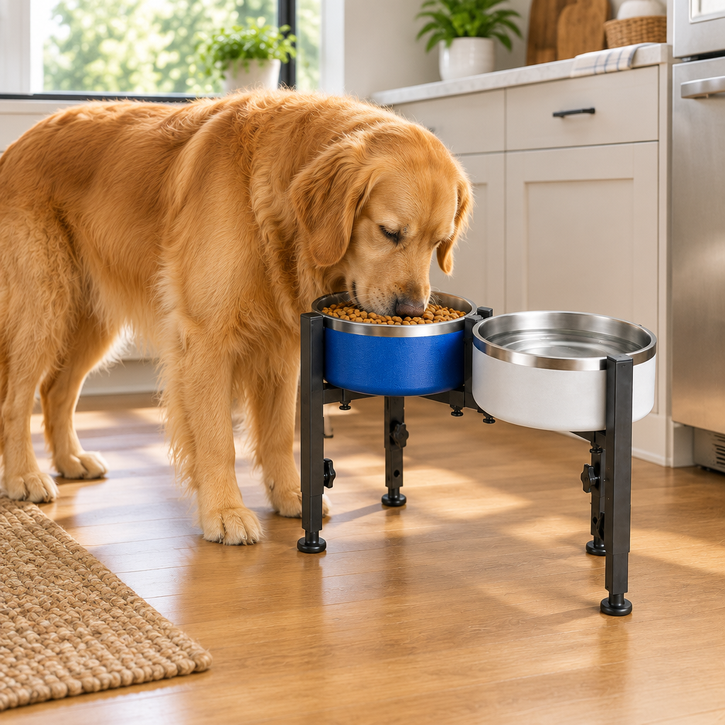 Tailwise Adjustable Raised Dog Bowl Stand