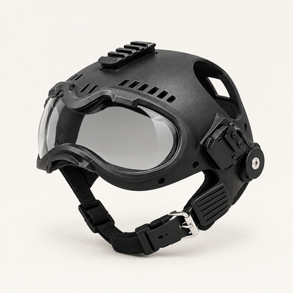 Tailwise Tactical Dog Helmet with Goggles